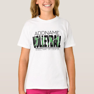 Volleyball-Mannschaftsspieler NAME HINZUFÜGEN Schu T-Shirt