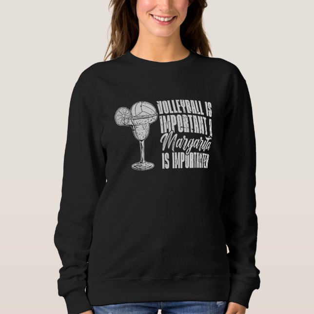 Volleyball Margarita Sweatshirt (Vorderseite)