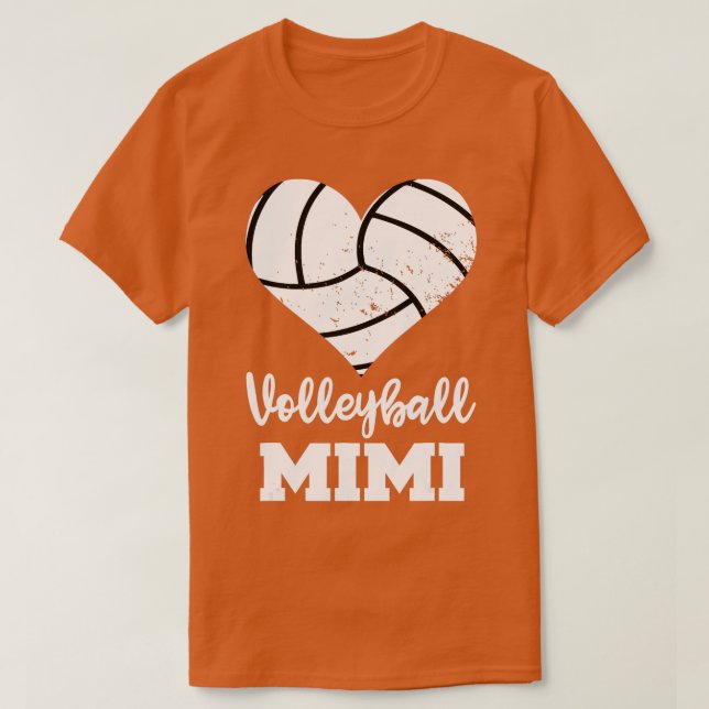 Volleyball Mimi Funny Volleyball Spieler Mimi T-Shirt (Design vorne)