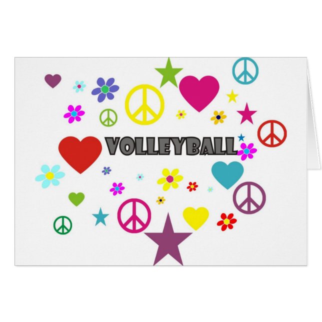 Volleyball-Mischgraphiken (Vorderseite (Horizontal))