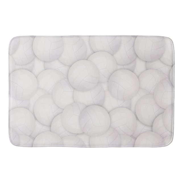Volleyball Muster Bath Mat Badematte (Vorderseite)