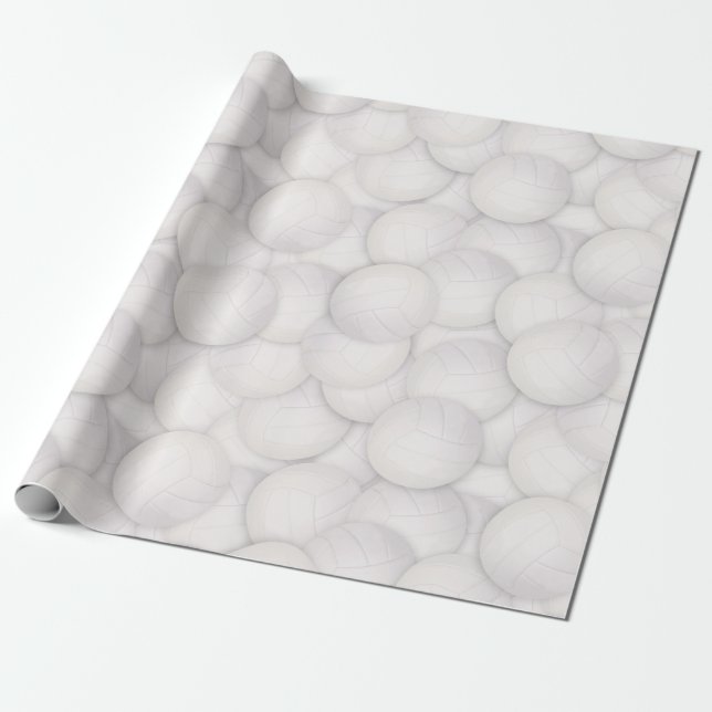 Volleyball-Musterpapier Geschenkpapier (Ungerollt)