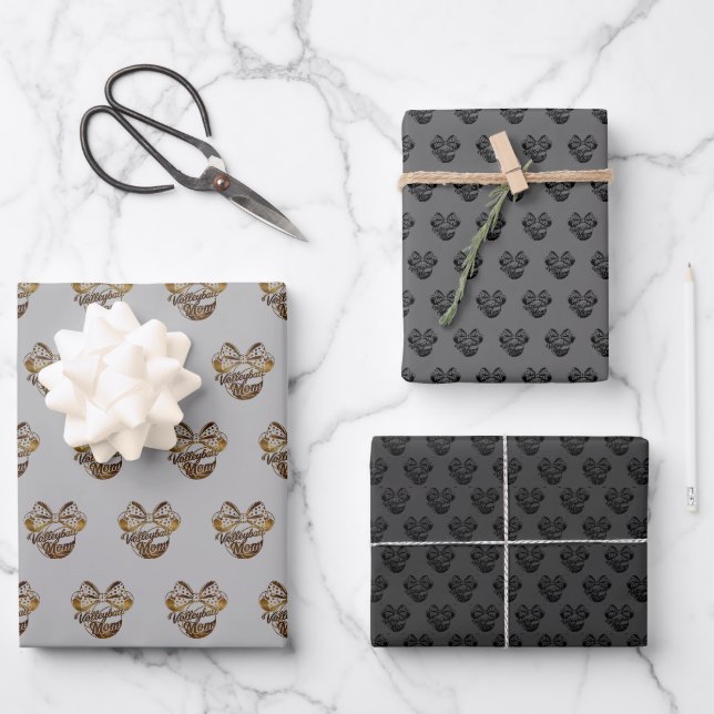 Volleyball-Mutter-Geschenkpapier Geschenkpapier Set (Vorderseite)