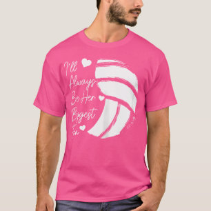 Volleyball-Mutter Ihr größter Fan Volleyball-Tocht T-Shirt