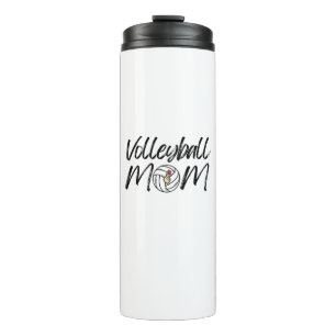 Volleyball-Mutter Spieltag Volleyball-Liebhaberin Thermosbecher