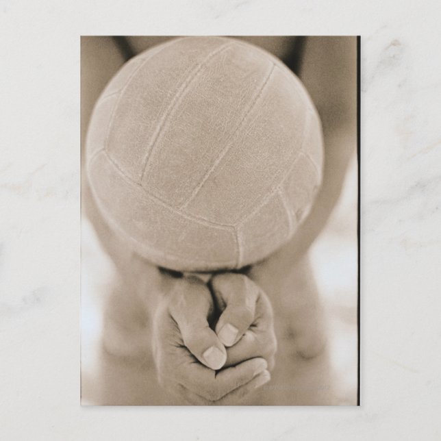 Volleyball Nah-up Postkarte (Vorderseite)