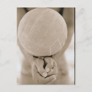 Volleyball Nah-up Postkarte