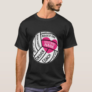 Volleyball Nana Proud Grandma Nana, Volleyball T-Shirt