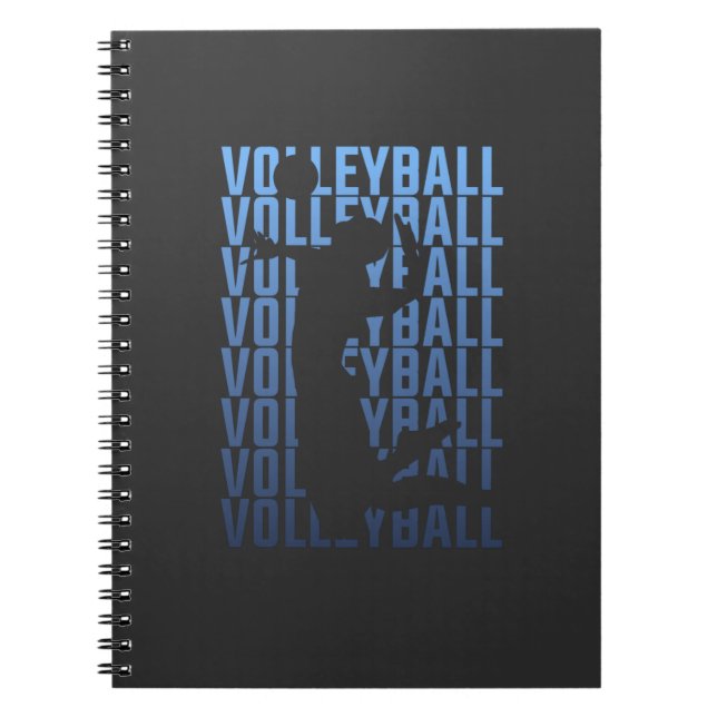 Volleyball Notizblock (Vorderseite)