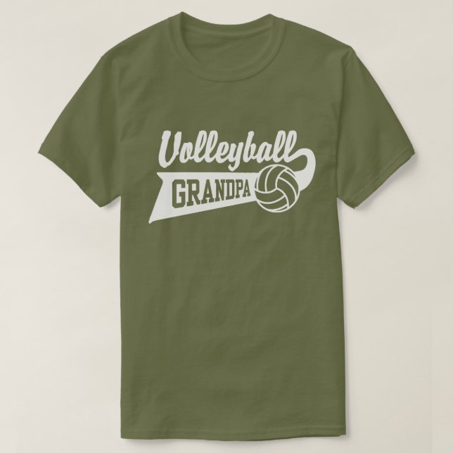 Volleyball Opa T-Shirt (Design vorne)