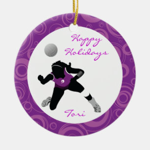 VolleyBall Ornament Personalize Digger