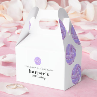Volleyball Party Favor Boxes Geschenkschachtel