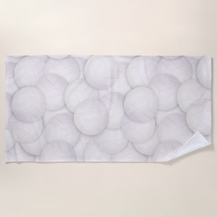 Volleyball Pattern Beach Handtuch