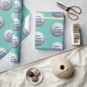 Volleyball Personalisiert Wrapper Geschenkpapier