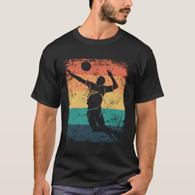 Volleyball Player Beach Volleyball T-Shirt (Vorderseite)