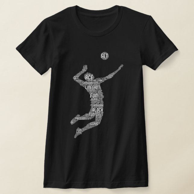 Volleyball Player Boys Jugendliche Männer T-Shirt (Ablage )