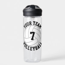 Volleyball Player Custom Team Name & Jersey Nummer