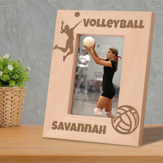 Volleyball Player Lover Individuelle Name Geätzte Rahmen (Von Creator hochgeladen)