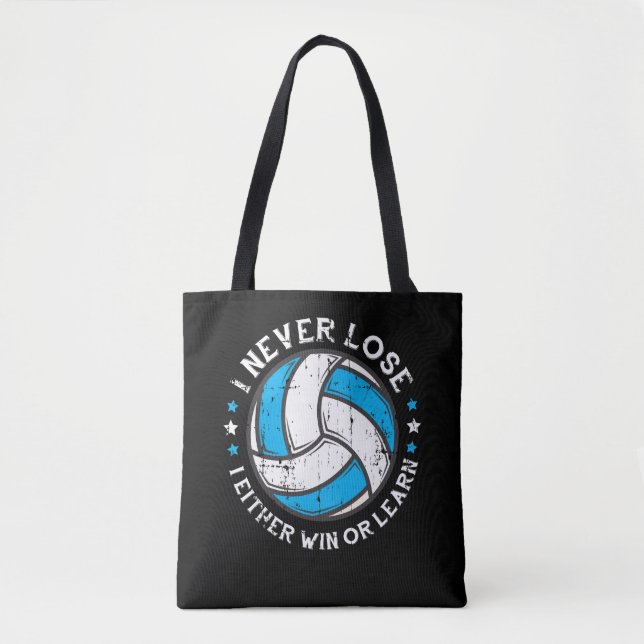Volleyball Player Motivation Setter ich nie verlie (Vorderseite)