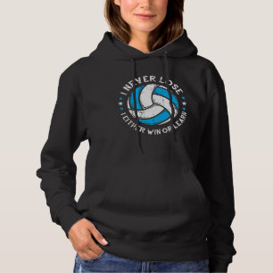 Volleyball Player Motivation Setter ich nie verlie Hoodie