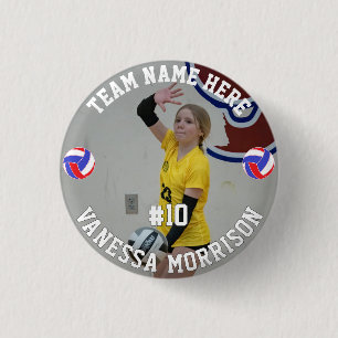Volleyball Player Name Name Team und Foto hinzufüg Button