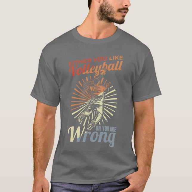 Volleyball Player Quote family T-Shirt (Vorderseite)