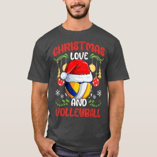 Volleyball Player Team Club Ausstattung Weihnachte T-Shirt