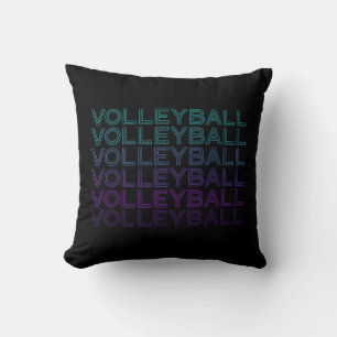 Volleyball Player Team Coach Trainer Retro Kissen