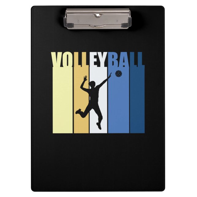Volleyball Player | Vintage Volleyball Girls Klemmbrett (Vorderseite)