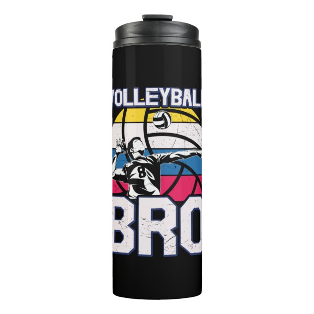 Volleyball Player | Volleyball Bro Thermosbecher (Vorderseite)
