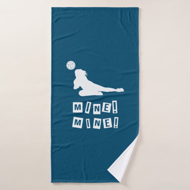 Volleyball Player | Volleyball Mine Badehandtuch (Badehandtuch)