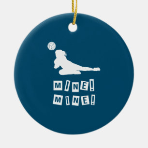 Volleyball Player Volleyball Mine Keramik Ornament
