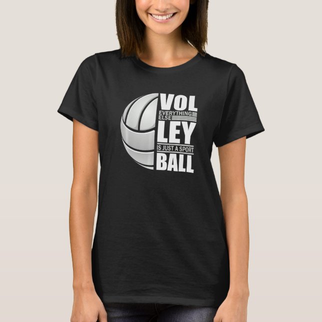 Volleyball Players Volleyball Team Graphic Sports  T-Shirt (Vorderseite)