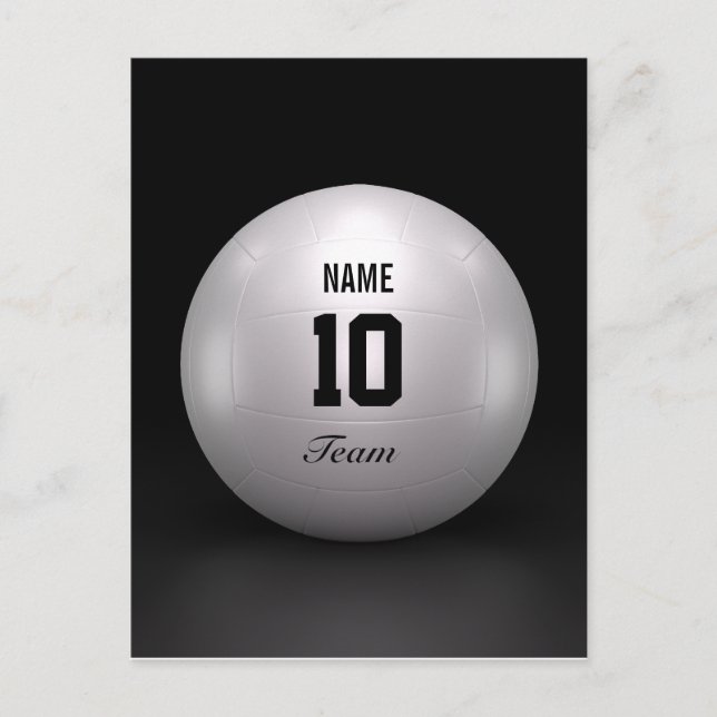 Volleyball Postkarte (Vorderseite)