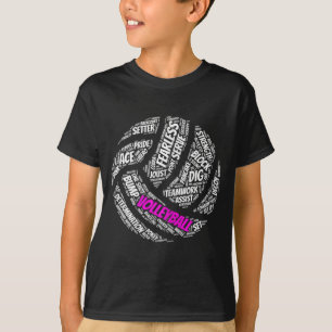 Volleyball Redewendungen Geschenk für Mädchen und  T-Shirt
