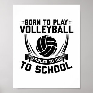 Volleyball-Redewendungen   Team Coach Sport Gesche Poster