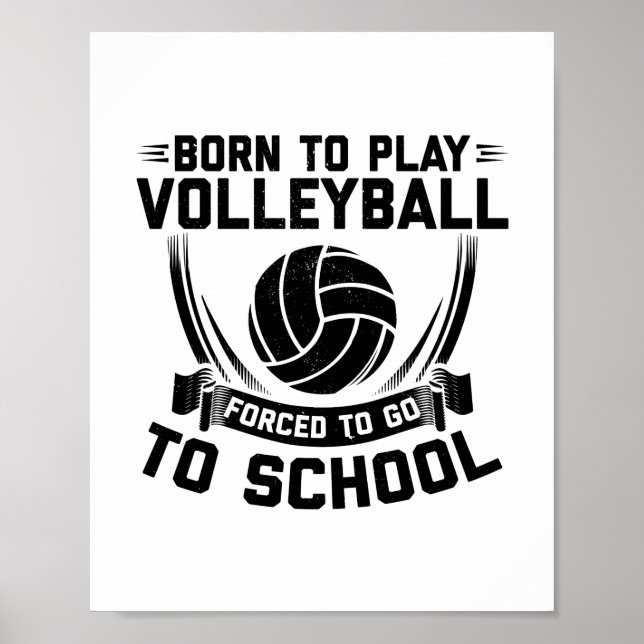 Volleyball-Redewendungen | Team Coach Sport Gesche Poster (Vorne)