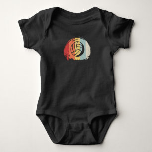Volleyball Retro Baby Strampler