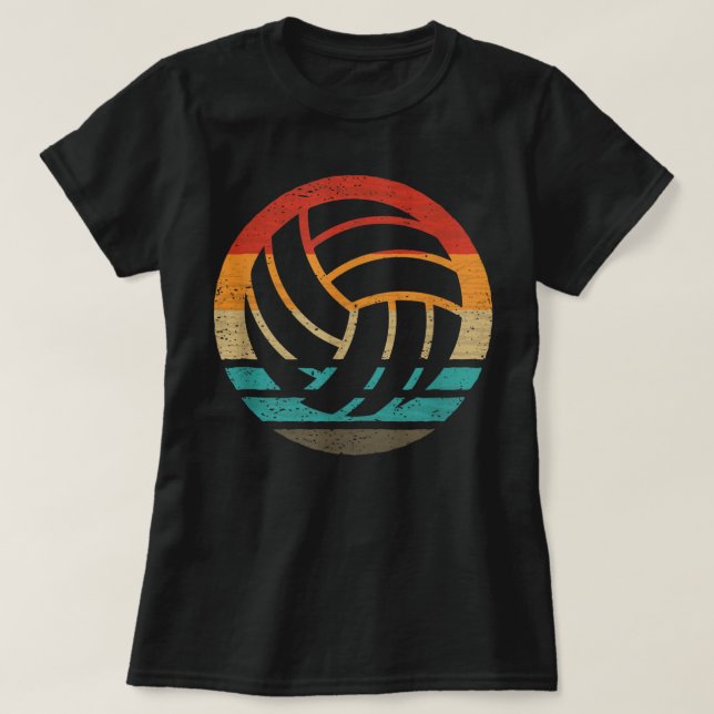 Volleyball Retro Style Vintag 685 T-Shirt (Design vorne)