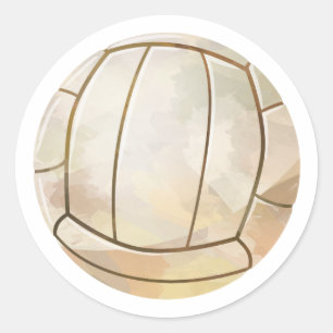 Volleyball Runder Aufkleber