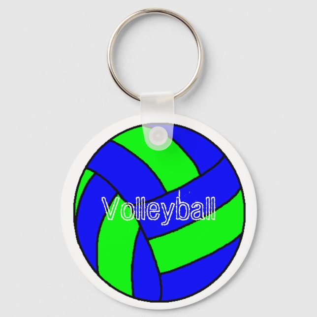 Volleyball-Schlüsselanhänger Schlüsselanhänger (Vorderseite)