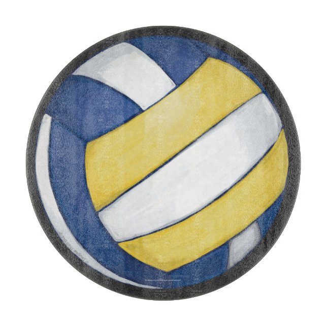 Volleyball Schneidebrett (Vorderseite)