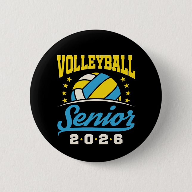 Volleyball Senior 2026  Button (Vorderseite)