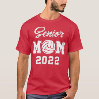 Volleyball Senior Mom 2022 Volleyball Back To Scho T-Shirt