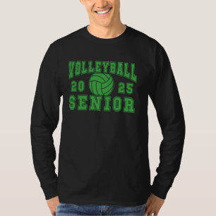 Volleyball Senior Night Volleyball Senior 2025 Gra T-Shirt