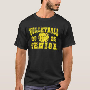 Volleyball Senior Night Volleyball Senior 2025 Gra T-Shirt