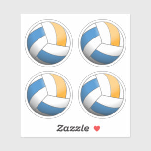 Volleyball-Set 4 Aufkleber