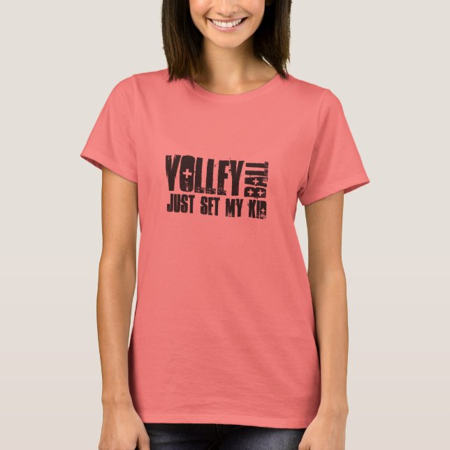 VOLLEYBALL SET MEIN KIND T-Shirt (Vorderseite)