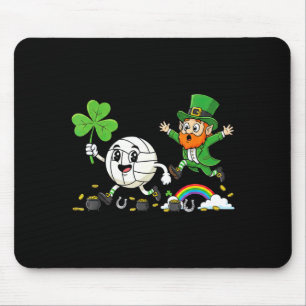 Volleyball Shamrock Klee St. Patricks Tag Damen Mousepad
