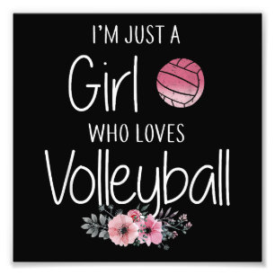Volleyball-Shirt für Girls Teens Frauen Niedlich Fotodruck